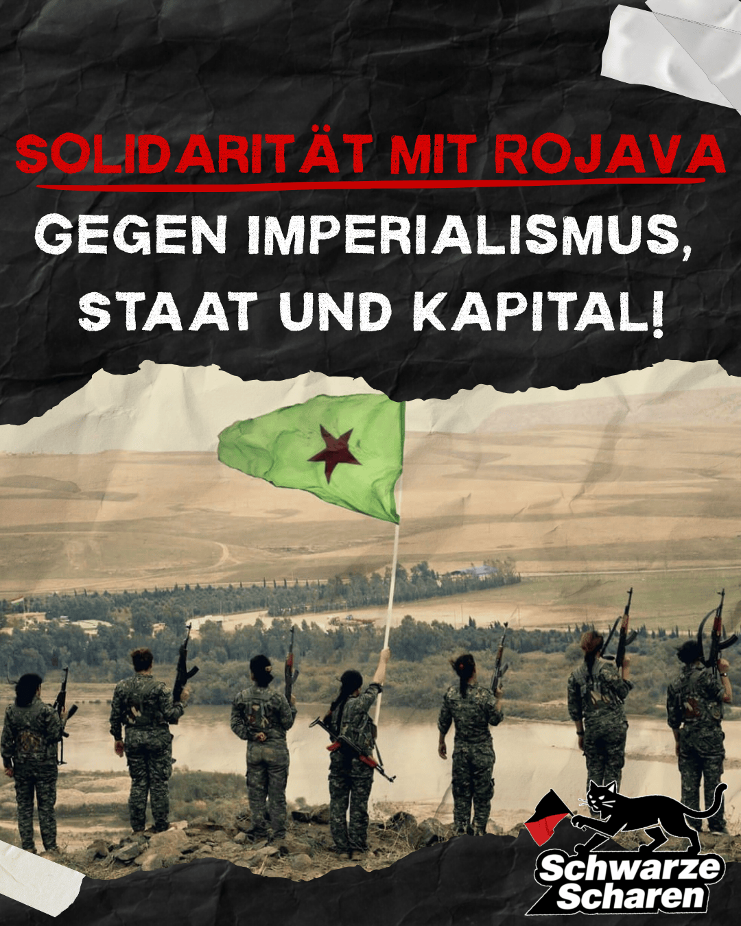 Solidarität mit Rojava – Gegen Imperialismus, Staat und Kapital!